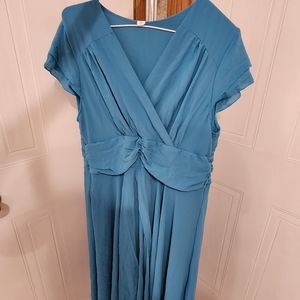 2XL blue dress